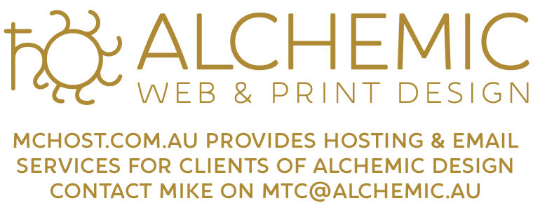 mchost.com.au is a service for clients of Alchemic Design (Michael Cutter)